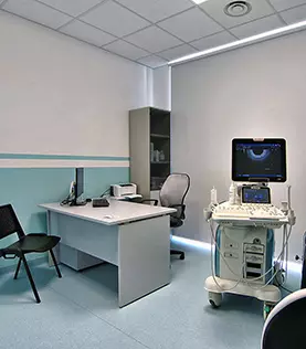 Sala per visita pneumologica